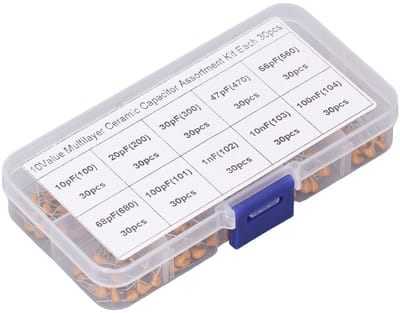 Dailygoody - Monolithische keramische condensator - Capaciteitsstabilisatie - Ideaal voor doe-het-zelf projecten - Compact formaat - Onderdrukking van...