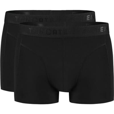 Ten Cate Basics shorty zwart 2-pack voor Heren | Maat S