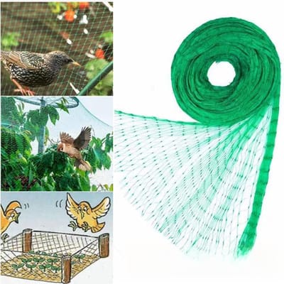 Vogelnet, 5 x 10 meter, tuinnet, gebruikt om groenten, planten en fruitbomen te beschermen tegen vogels en andere dieren.
