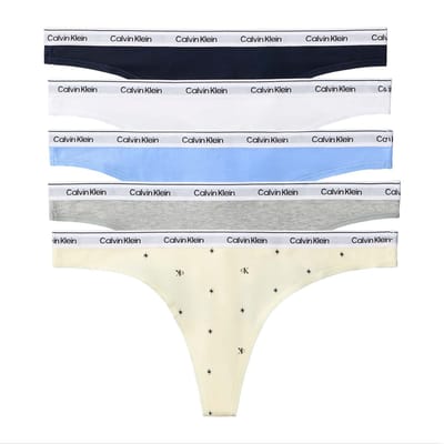 Intimo Mutande Calvin Klein Thong 5 Pk - Fashion Wear - Vrouwen