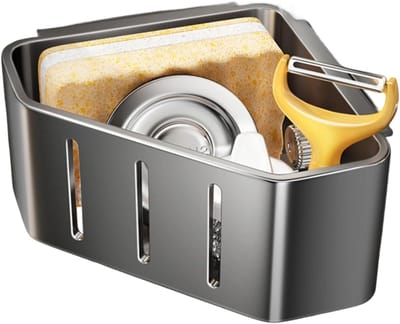 Afdruiprek Keuken - Gootsteen Organizer - Keuken Opruimen - Ruimtebesparend Ontwerp - 16.9 x 13.5 cm - Meerkleurig