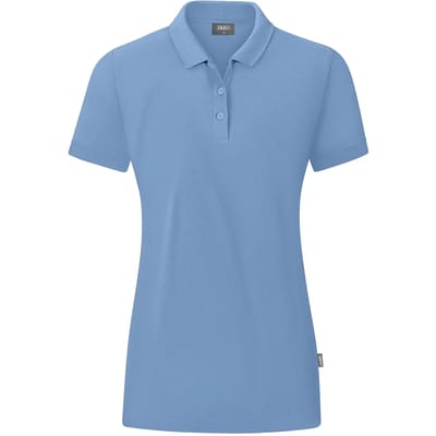 Jako Organic Polo Dames - Ijsblauw | Maat: 34