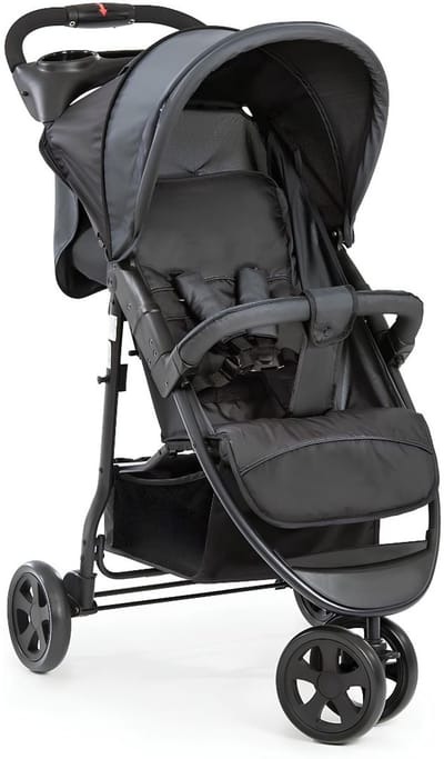 KAD® Buggy - Geschikt voor Groeiende Kinderen - Robuuste Wandelwagen - Zwart - 96cm x 59cm x 103cm