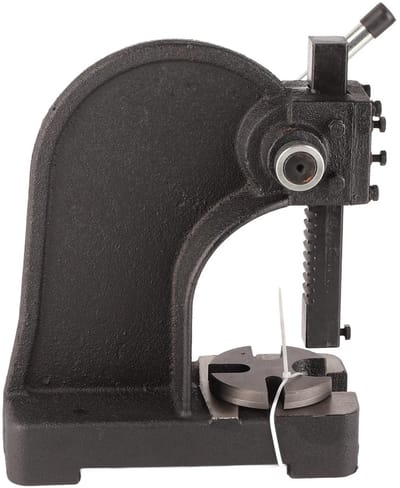 Dailygoods- Persmachine 1T Druk - Metalen Persgereedschap - Koolstofstaal - Multifunctioneel Gebruik - Eenvoudige Montage - Stabiele Werktafel