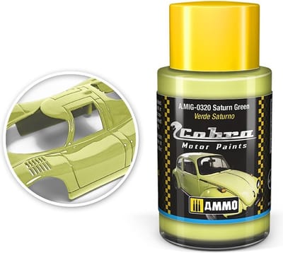 AMMO by Mig Jimenez Hobbyverf Acrylverf - MIG 0320 Cobra Motor Paints - Saturn Green - Matt - Acryl - 30ml Verf potje - 30 ml