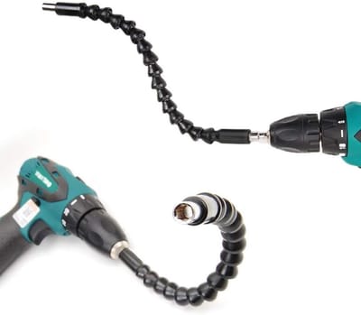 Flexibele verlengbare schroevendraaier met magnetische snelkoppeling en bit houder voor precisiewerk