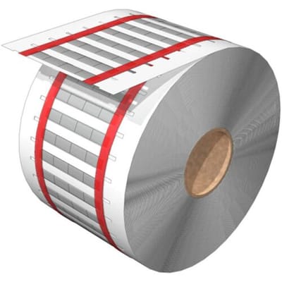 Weidmüller 2526070000 HS 1.0-3.2/12 MM W Krimpkousmarkering Montagemethode: Schuiven Markeringsvlak: 6.20 x 12.70 mm Wit Aantal markeringen: 4000 4000