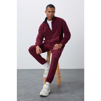Heren Polyester Sweater- en Broekset