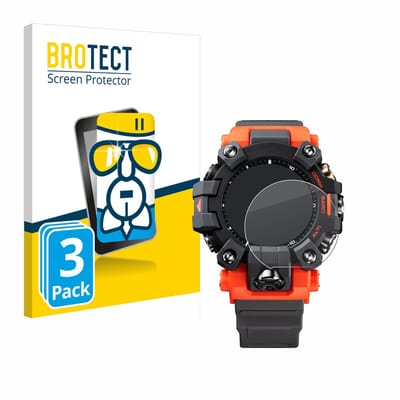 Screenprotector 3 Stuks voor Casio G-Shock GW-9500 Beschermglas transparant