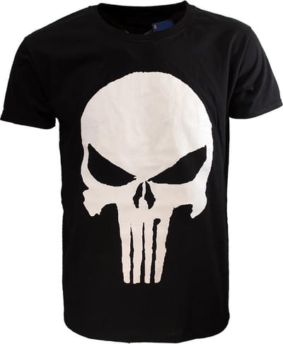 Marvel The Punisher Schedel T-Shirt - Officiële Merchandise - S