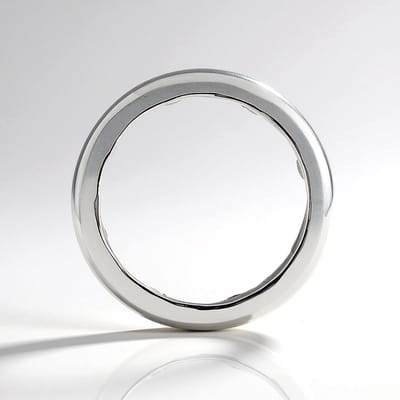 Cavill - Zilveren Hanger 925 Sterling Zilver - Witte Kwarts Rond 18 Karaat - Moderne Elegante Hanger 25x25 mm - MONOSONO Collectie