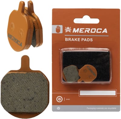 Meroca MS-04D Serie - Remblokken - Półmetaliczne - Hayes Compatibel - Oranje