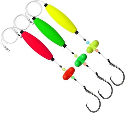 Vis Rig - Meerval Tackle - Vissen op Meerval - Precieze Aasdiepte - 17.5 cm - Fluorescerend