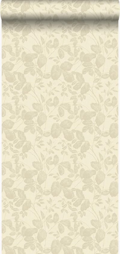 Origin Wallcoverings behang bladeren beige - 53 cm x 10.05 m - 346539