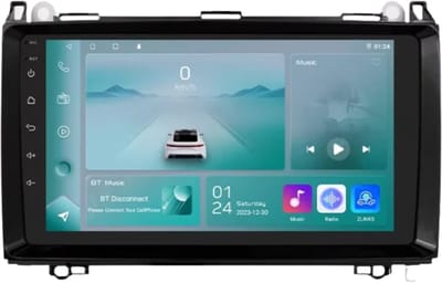 Autoradio met bluetooth - Carplay - Voor Mercedes Benz B200 / Sprinter W906 / Viano / Vito W639 - Geschikt voor Apple en Android - Stereo - Navigatie - Navigatiesysteem auto
