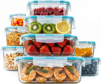 CLGP® Meal Prep Bakjes Glas - Vershoudbakjes - Mason Jar