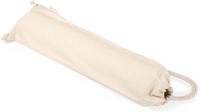 Yogatas van katoen - Mattas sporttas - Yogamaterialen vervoeren - Gemaakt van biologisch katoen - 78 cm - Naturel