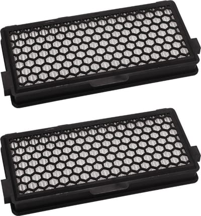 Somstyle Actieve HEPA Filter Set 2 Stuks Geschikt voor Miele Classic Compact C1, Complete C2 & C3 - Vervangbare Stofzuiger Onderdelen - 2 Stuks - Zwart
