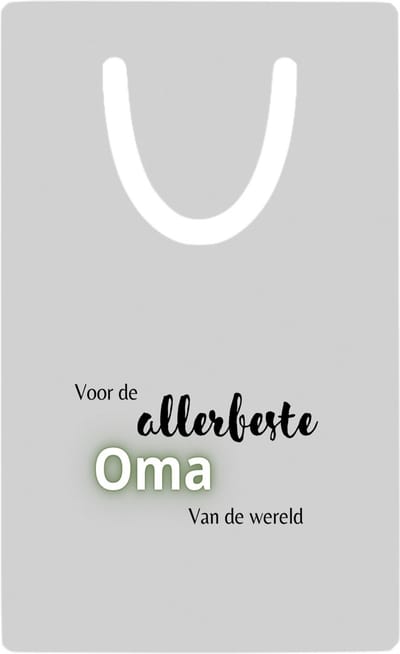 Hacebo® - voor de allerbeste oma van de wereld metalen boekenlegger- Oma - de beste oma - verjaardagscadeau - verjaardag - cadeau - cadeautje voor oma - oma artikelen - kado - geschenk - gift Bladwijzer boekenleggers - 7.6 cm x 5cm