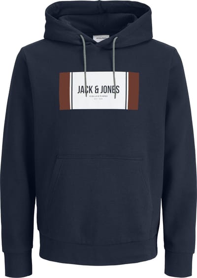 JACK&JONES - JJHAYATO SWEAT HOOD BTS LN Heren Trui