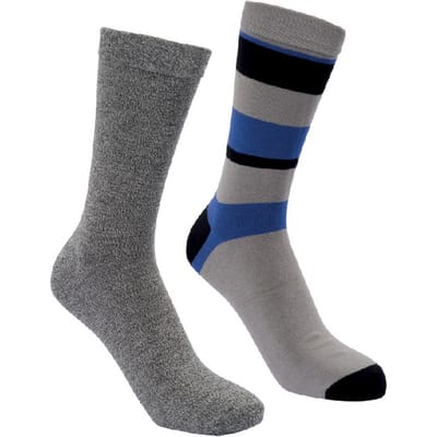 Trespass Uniseks Cinque Sokken voor Volwassenen (Set van 5) (Zwart/Grijs/Navy)