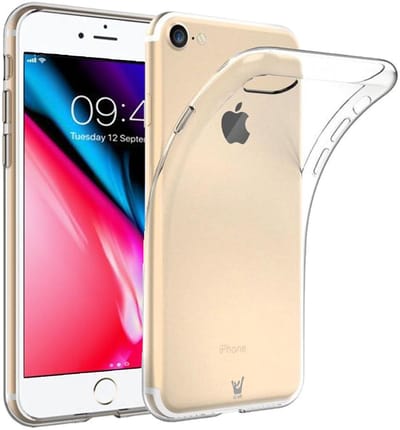 Hoesje geschikt voor iPhone 8 - Transparant Back Cover Siliconen Case Hoes