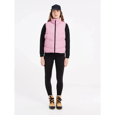 Protest PRTRhone – Bodywarmer Dames – Waterafstotende afwerking – Ritssluiting – Zwart