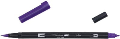 Tombow ABT Dual Brush Pen 636 imperial purple - Incl. Goodie