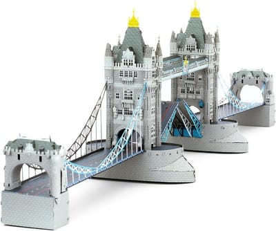 3D Metalen Puzzel London Tower Bridge Bouwpakket Vanaf 14 Jaar