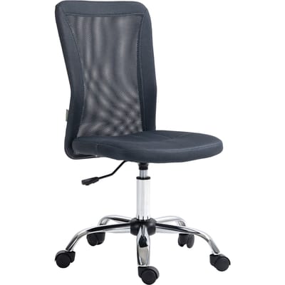Vinsetto-Bureaustoel-Polyester-43x58x100cm-Donkergrijs