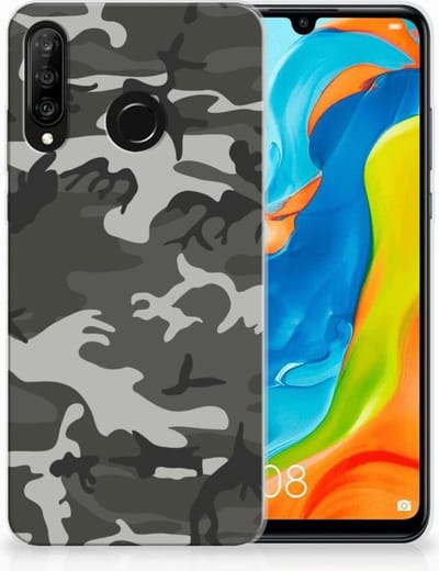 Huawei P30 Lite TPU bumper Army Light
