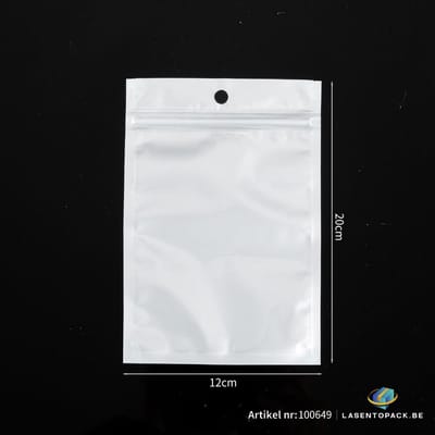 100x Reparatie Zakjes - Premium Gripzakjes (12cm x 20cm) – Zelfsluitende Sealbag Ziplock Zakjes