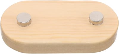 Poppenstandaard Hout - Beeldjeshouder Display - Figuren Presenteren - Gladde Afwerking - 10x4.8x1.5cm - Khaki