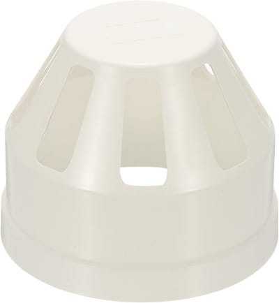 Ventilatiekap Rond voor 110mm Afvoer- en Ventilatiepijp - PVC Eindkap