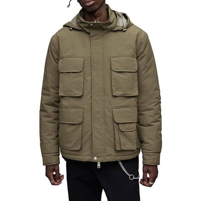 AllSaints Maso Padded Jacket Regiment Green Größe: S | Leichte Jacken Outlet | Herren | Grün