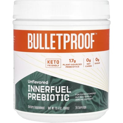 BulletProof, Innerfuel Prebiotic, zonder smaak, 388 gram (380 g) (Nieuwe look, dezelfde geweldige smaak)