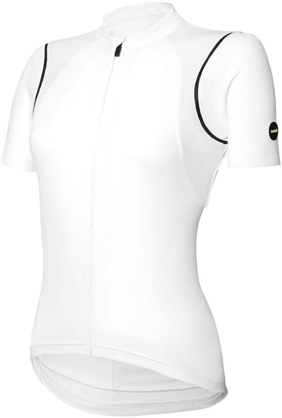 Rh+ Luna Korte Mouw Wielertrui Wit XL Vrouw