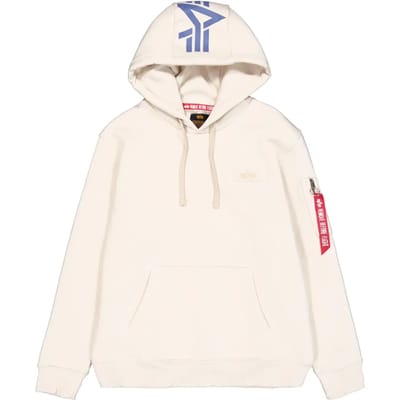 Sweatshirt met capuchon met print op de achterkant Alpha Industries