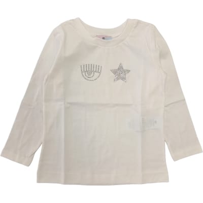 Chiara Ferragni - T-shirt Panna 0001 Iconic 51B620 2206