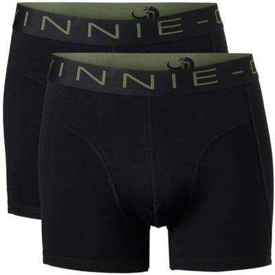 Vinnie-G Boxershorts 2-pack Black - Maat S - Heren Onderbroeken Zwart - Geen irritante Labels - Katoen heren ondergoed