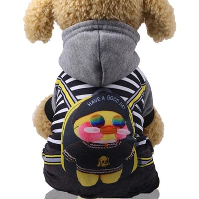 Adidog kleding Herfst en winter Nieuwe huisdierkleding Kleine middelgrote kleding Chihuahua Schnauzer Huisdier Warme viervoetige trui Leverancier M