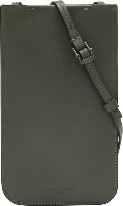 LIEBESKIND BERLIN Schoudertas Telefoontasje Ezra 2 Calf Optic Mobile Pouch Cypress Green Donkergroen