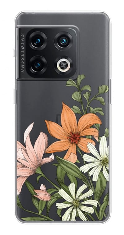 Case Company® - Hoesje geschikt voor OnePlus 10 Pro hoesje - Floral bouquet - Soft Cover Telefoonhoesje - Bescherming aan alle Kanten en Schermrand