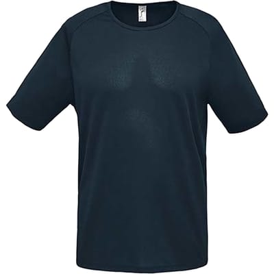 SOLS Heren Sportief Raglan T-shirt (Aardolie blauw)