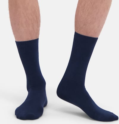 Bamboo Basics Navy Sokken Beau - 10-pack - Maat 35-40 - Bamboe Sokken - Normale Sokken