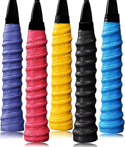5 Stuks Tennisracket Gripbanden - Antislip Grip voor Tennis en Badminton, Verbeterde Controle en Comfort