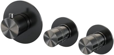 Brauer Gunmetal Edition - Inbouwthermostaat en - Inbouwthermostaat - In/afbouwdelen - Gunmetal Geborsteld PVD