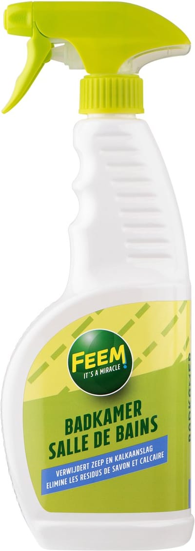Feem Badkamer Reiniger  verwijdert zeep en kalkaanslag - 650 ml Spray