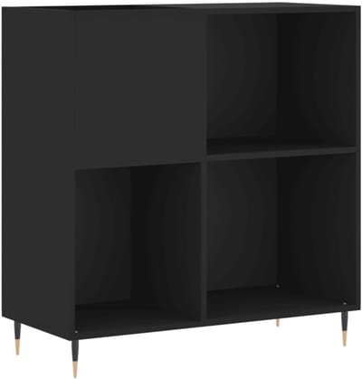 MMP ® Platenspeler Kast - Platenspeler Meubel - Ip Kast - 85x38x89cm - Zwart