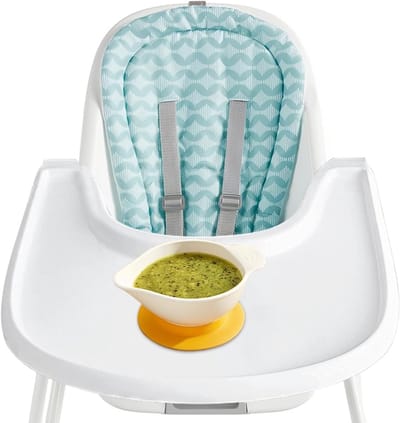 Compatibele Tray voor Tripp Trapp Kinderstoel, BPA-vrij, Geschikt voor Zuigkommetjes, Makkelijk te Installeren, Wit, Voor Baby's van 6-36 Maanden